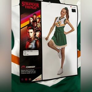 Netflix Stranger Things Green Cheerleader Costume